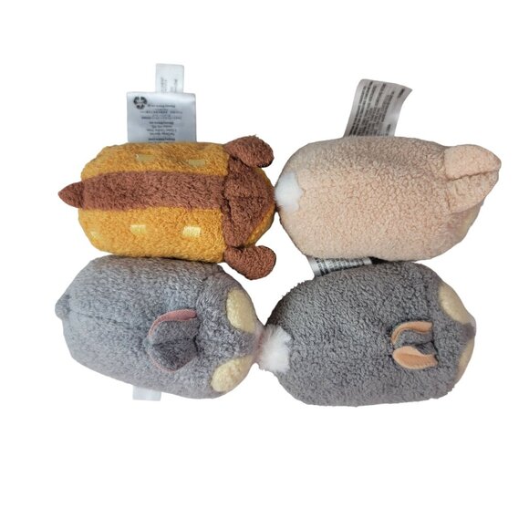 Disney Mini Plush 3.5" Bambi Thumper Miss Bunny Stackable Embroidered Tsum Tsum - Picture 7 of 11